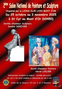 2ème Salon National de Peinture et de Sculpture de Saint Cyr au Mont d’Or