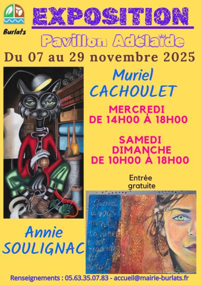 Exposition Muriel Cachoulet et Annie Soulignac