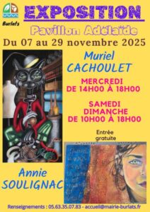 Exposition Muriel Cachoulet et Annie Soulignac