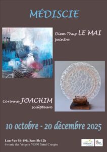 Exposition à Médiscie – Diem Thuy le Mai et Corinne Joachim