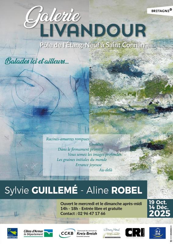 Exposition temporaire « Balades ici et ailleurs… » – Sylvie Guillemé, Aline Robel
