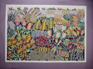 Parterre contre pare-chocs _ hommage à notre mère Nature